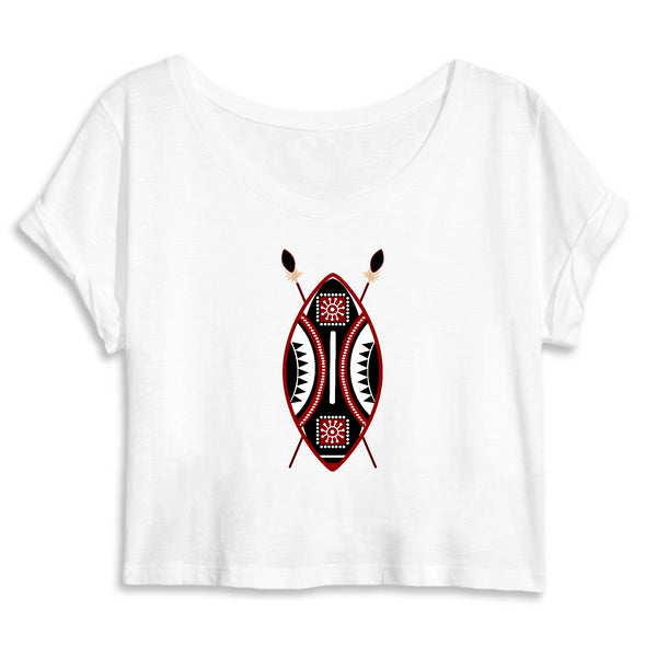 T-shirt Crop Top Femme - Warrior